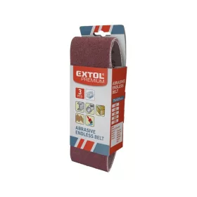 Extol Premium csiszolószalag készlet 75×457mm 3 db P120