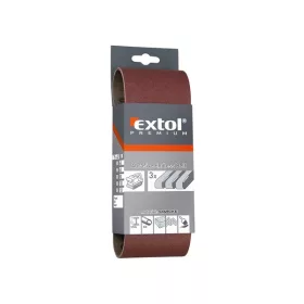 Extol Premium csiszolószalag készlet 75×533mm 3 db P120