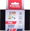 Extol Premium kézi csiszolóblokk, (stekli) 100×70×25mm, P80, kemény, EVA