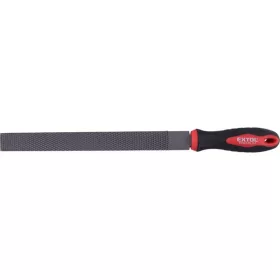 Extol Premium ráspoly 250mm lapos, C45 acél, vágat 2, finom, TPR gumis műanyag nyél