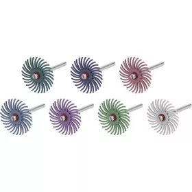 Extol Premium mini csiszoló készlet radiális sörték, 3,0 mm, 52 db, nylon