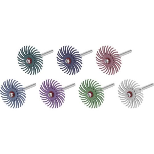 Extol Premium mini csiszoló készlet radiális sörték, 3,0 mm, 52 db, nylon