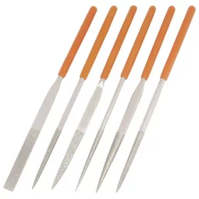 Extol Premium tűreszelő készlet gyémántozott 6db, 4×160×50mm, HRC38-42