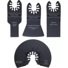 Extol Premium tartalék fej készlet, 4 db a 417200 és 417220 géphez, fémmunkákhoz