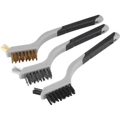 Extol Premium drótkefe készlet, 3 db, 3×8 sor, 180mm