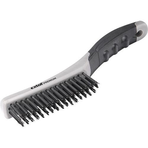 Extol Premium drótkefe hajlított, 4 soros, 28mm, 27×125mm