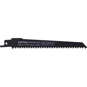 Extol Premium szablyafűrészlap készlet, 3db, Bosch befogás, 150 mm, 6T