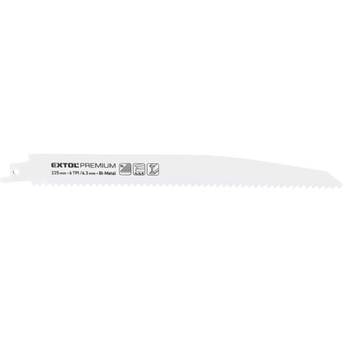 Extol Premium szablyafűrészlap készlet, 3db, 225 mm, 6T, Bimetal, fémhez