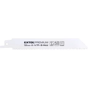 Extol Premium szablyafűrészlap készlet, 3db,, 150 mm, 8-14T, Bimetal, fémhez