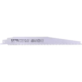 Extol Premium szablyafűrészlap 1db, Bosch befogás, HM/TCT fogak, 228 mm
