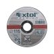 Extol Premium vágókorong alumíniumhoz, szürke 115×1,0×22,2mm, max 13300 ford/perc