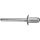 Extol Premium popszegecs készlet alu, 250 db 6,4×8 mm