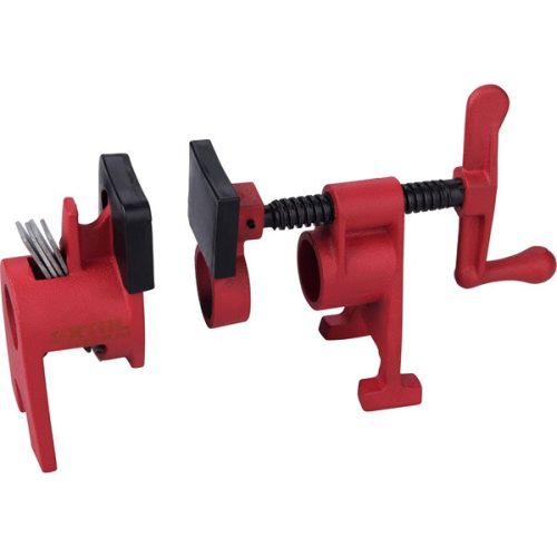 Extol Premium csavaros asztalos csőszorító, 3/4", acél