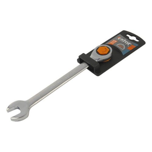 Extol Premium racsnis csillag-villás kulcs 12mm C.V. 72 foggal, 1 irányú forgás