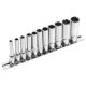 Extol Premium hosszított Multi Lock dugófej készlet 1/4", 11 darabos