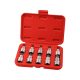Extol Premium bitdugófej készlet, 10db, imbusz, 1/2"×55mm, CrV/S2