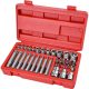 Extol Premium BIT és dugókulcs készlet 35 db TORX, 1/4" BIT-ek, 1/4", 3/8" dugófejek, adapterek