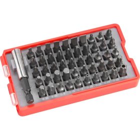 Extol Premium behajtó készlet 51 db Cr.V., lapos 3-7mm, PH0-3, PZ0-3, HEX 1,5-6mm, T és TTa 8-40