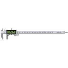 Extol Premium digitális tolómérő 0,01×300mm, mélységmérővel, rozsdamentes acél