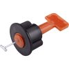 Extol Premium lapszintező készlet 50 db csavaros talp + 1 db kulcs, többször használható