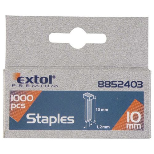 Extol Premium szeg fejjel profi tűzőgéphez 1000db 12mm (2,0×1,2mm)