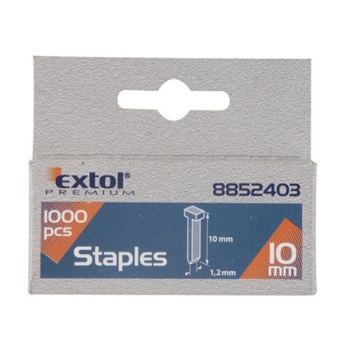 Extol Premium szeg fejjel profi tűzőgéphez 1000db ; 14mm (2,0×1,2mm)