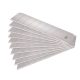 Extol Premium tartalék pengék tapétavágó késhez, 10 db, 25×126×0,7 mm