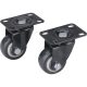 Extol Premium ipari kerék 2 db, önbeálló, fekete PVC, 40mm