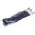 Extol Premium kábelkötegelő 7,2×400 mm 100db, többször használható (oldható) fekete nylon UV-,
