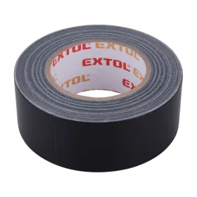 Extol Premium ragasztószalag textiles, fekete, 50mm×50m