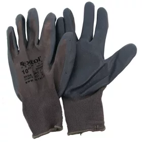 Extol Premium kötött kesztyű szürke nylon, 10-es méret