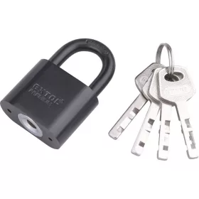 Extol Premium lakat, vas, fekete, 4db kulcs, 30mm