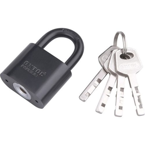Extol Premium lakat, vas, fekete, 4db kulcs 40mm