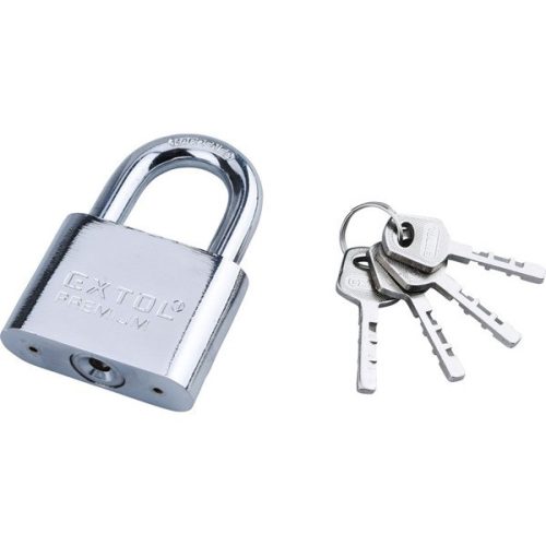 Extol Premium lakat, vas, nikkel, 4db kulcs 60mm