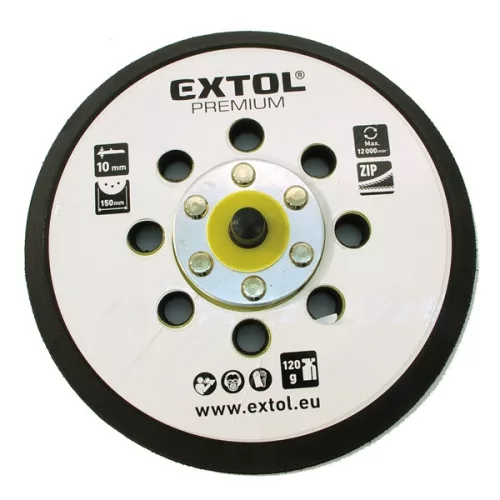 Extol Premium tartalék gumi talp 8865038 rotációs csiszológéphez, 6"/150mm