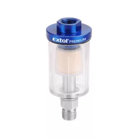 Extol Premium mini levegőszűrő, max. 8 Bar, 1/4", 48ml