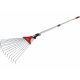 Extol Premium lombseprű, teleszkópos fém nyéllel, 80-158cm