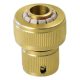 Extol Premium gyorscsatlakozó, réz 3/4'', stoppos