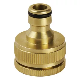 Extol Premium kuplung csatlakozó, réz, belsőmenetes 3/4" és 1/2"