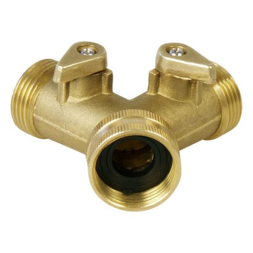 Extol Premium elzárható Y-csatlakozó réz, 3/4"