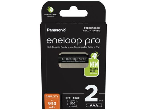Panasonic AAA/mikro akkumulátor 1,2 V 930 mAh (2 db/cs) PRO