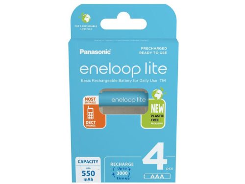 Panasonic AAA/mikro akkumulátor 1,2 V 550 mAh (4 db/cs)