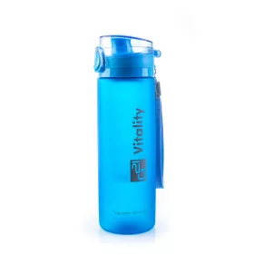 Smoothie/juice palack, 600 ml, jégkék