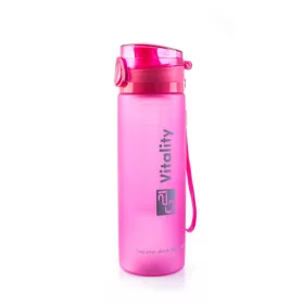 Smoothie/juice palack, 600 ml, jeges rózsaszín
