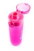 Smoothie/juice palack, 600 ml, jeges rózsaszín