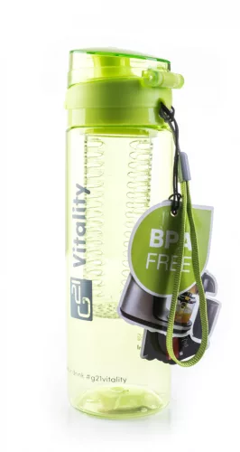 Smoothie/juice palack, 600 ml, zöld