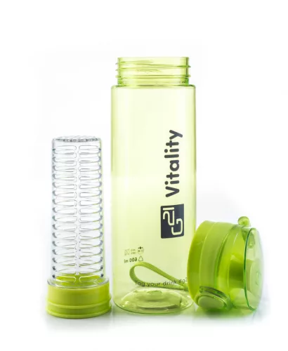 Smoothie/juice palack, 600 ml, zöld