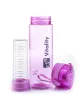 Smoothie/juice palack, 600 ml, lila
