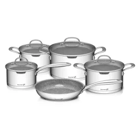 Gourmet Miracle 9 részes edénykészlet rozsdamentes acél/greblon