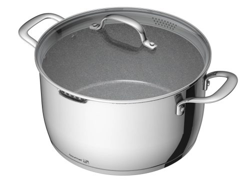 Gourmet Miracle 28 cm átmérőjű főzőedény, rozsdamentes acél/greblon
